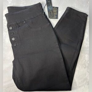 DG2 by Diane Gilman High-Rise Black Jeggings XLT NWT